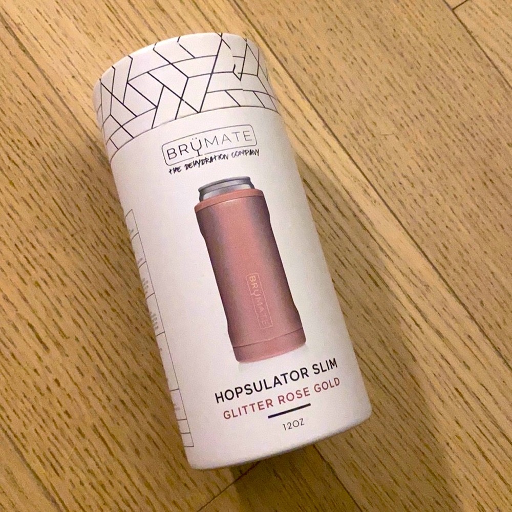 BrüMate Hopsulator Slim Glitter Rose Gold